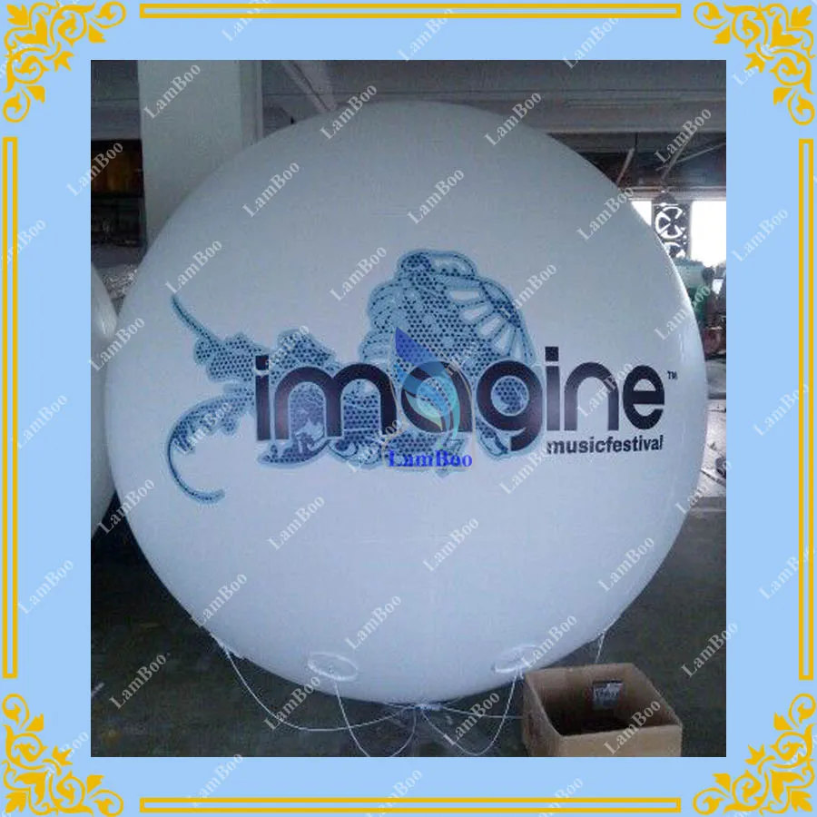 

HOT SALE 2m/6.5ft meters Inflatable Helium Balloon Sphere for Events/Print Different LOGOS for you