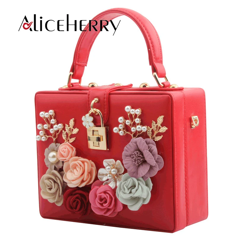 حقيبة يد فاخرة حقائب النساء مصمم الماس الكتف Crossbody أكياس سلاسل مساء رفرف حقيبة السيدات صندوق زهور قفل مخلب محفظة