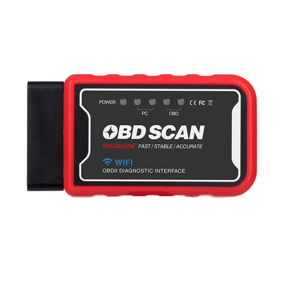 5 шт./лот ELM327 V1.5 Wifi PIC18F25K80 чип OBD2 считыватель кодов ELM 327 V1.5 OBDII диагностический инструмент для IOS/PC автоматический сканер