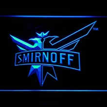 A195 водка Smirnoff вина пивной бар светодиодный неоновые световые знаки с включения/выключения 20+ Цвета 5 размеров на выбор