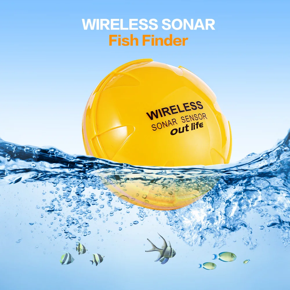 Outlife المحمولة الذكية صياد السمك مع اللاسلكية الاستشعار سونار السونار Fishfinder ل بحيرة البحر في الهواء الطلق الصيد المياه المالحة Outlife المحمولة الذكية صياد السمك مع اللاسلكية الاستشعار سونار السونار Fishfinder ل بحيرة البحر في الهواء الطلق الصيد المياه المالحة