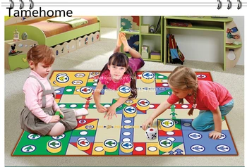 

NiceRug education flying chess child game carpet Aeroplane Chess mat Play Mat Puzzle Foam educational Picnic Mat Gym child Mat