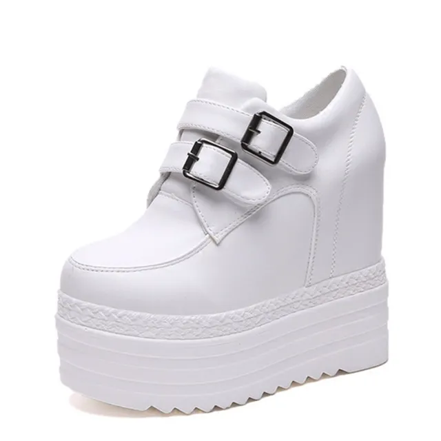 white high platform shoes