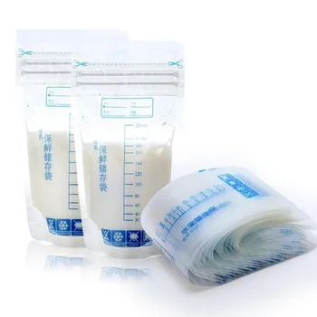 

50Pcs/Lot Breast Milk Storage Bag Baby Food Storage 250ml Disposable Practical And Convenient Breast Milk Freezer