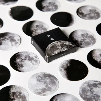 

45 Pcs/Lot Cute Creative Moon Mini Paper Sticker Decoration Diy Ablum Diary Scrapbooking Label Sticker Stationery School Supply
