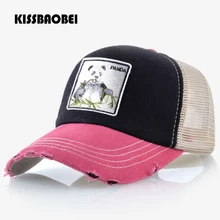 Панда вышивка Бейсбол Кепки для Для мужчин Для женщин Повседневное животного Кепки s Обувь с дышащей сеткой Snapback кости унисекс хип-хоп Шапки Casquette Gorra