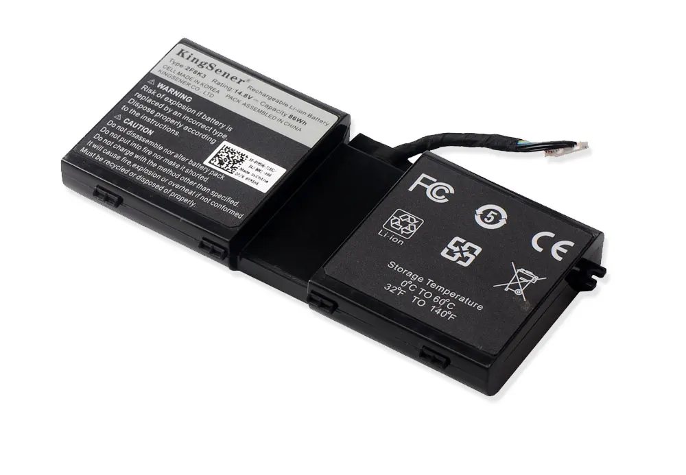 KingSener 2F8K3 Bateria Do Portátil Para Dell