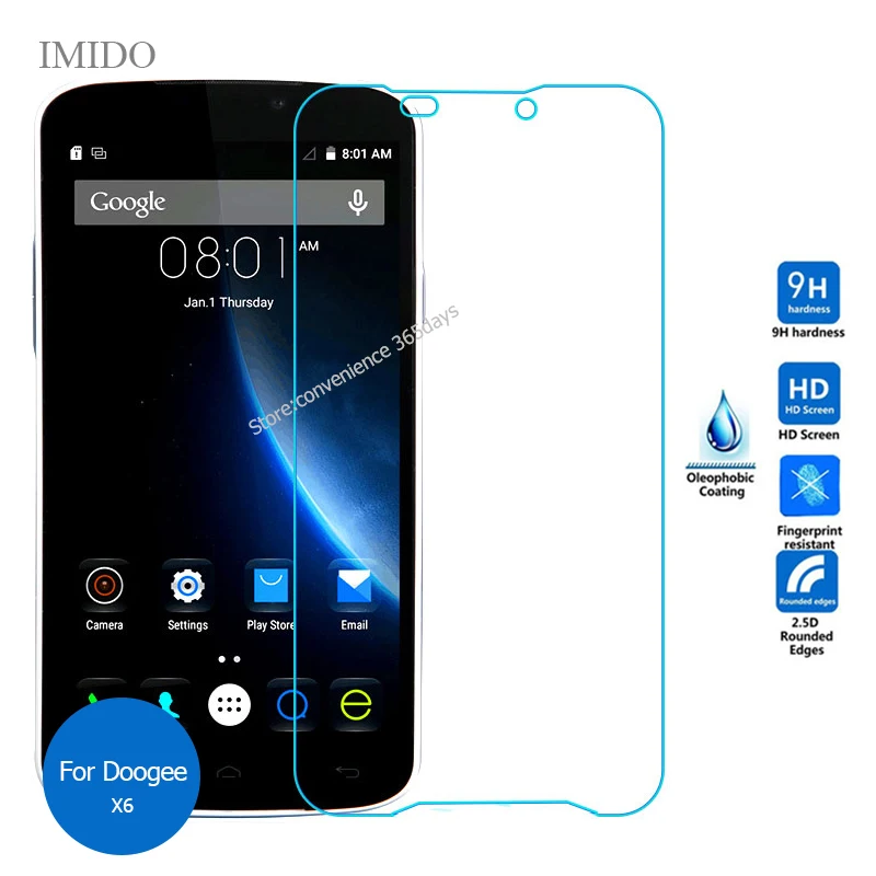 

Tempered Glass For Doogee X5 Max X6 Pro X10 X20 Shoot 1 2 Y6 Y6C Screen Protector 2.5 Safety Protective Film On X 5 6 10 20