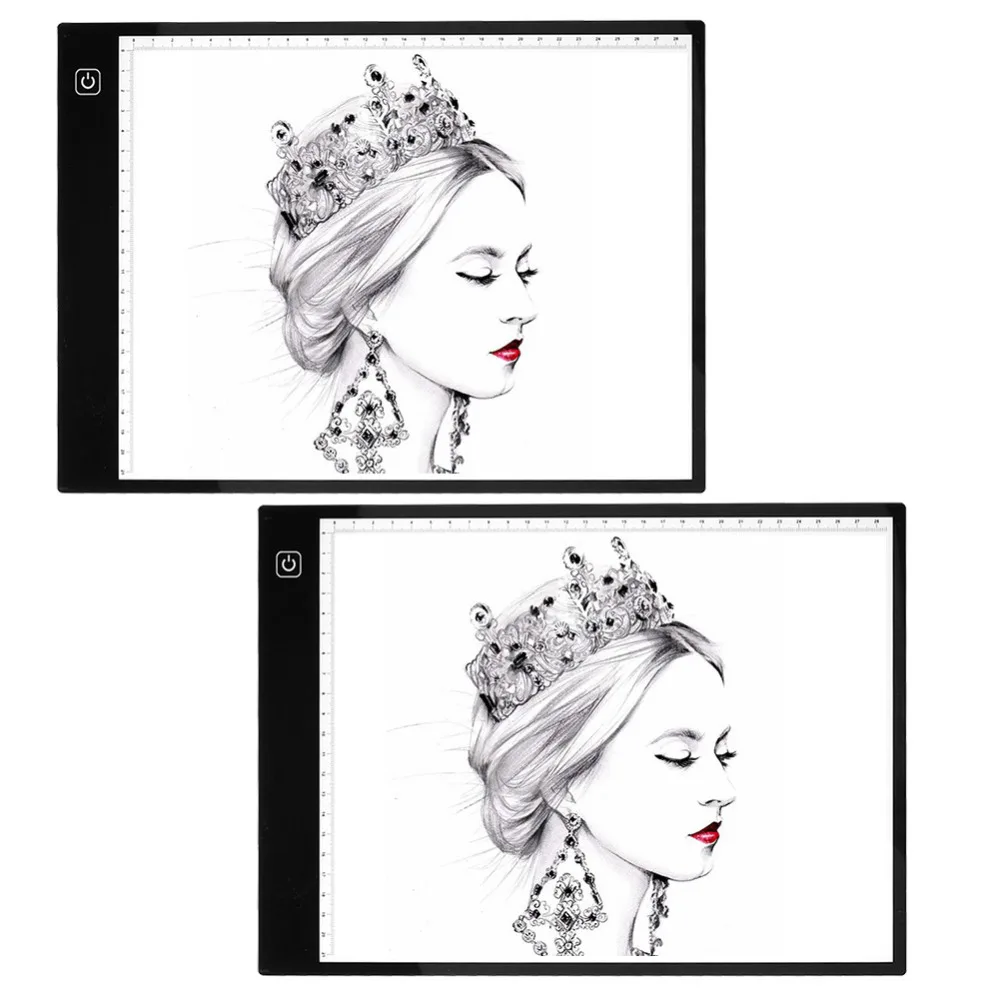 

NEW Digital A4 LED Copy Board Graphic Tablet for Drawing Sign Display Panel Luminous Stencil Graphic Artist Thin Art Stencil