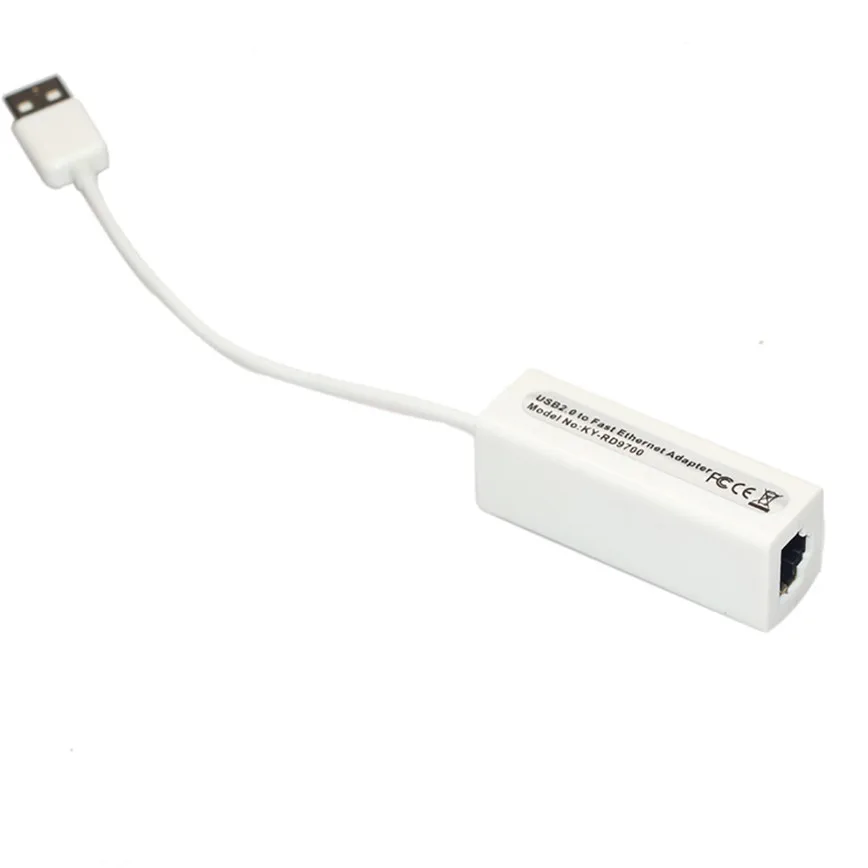 Лидер продаж 2017 белый сетевой адаптер USB 10/100 папа-RJ45 Ethernet Lan ключ Мбит/с июнь года |