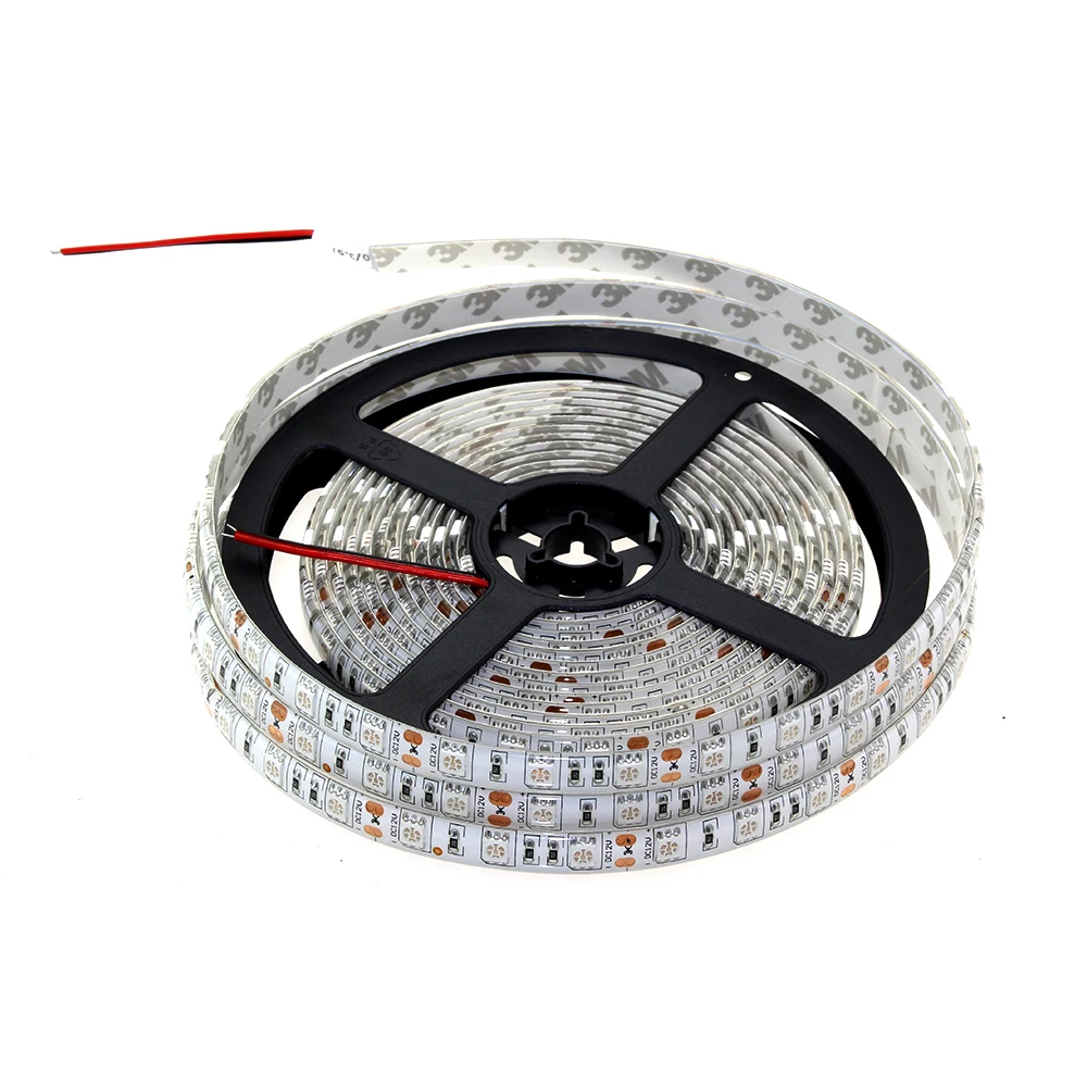 Светодиодная лента 5050 DC12V 60 светодиодов/м 5 м/лот гибкая светодиодная RGB SMD5050