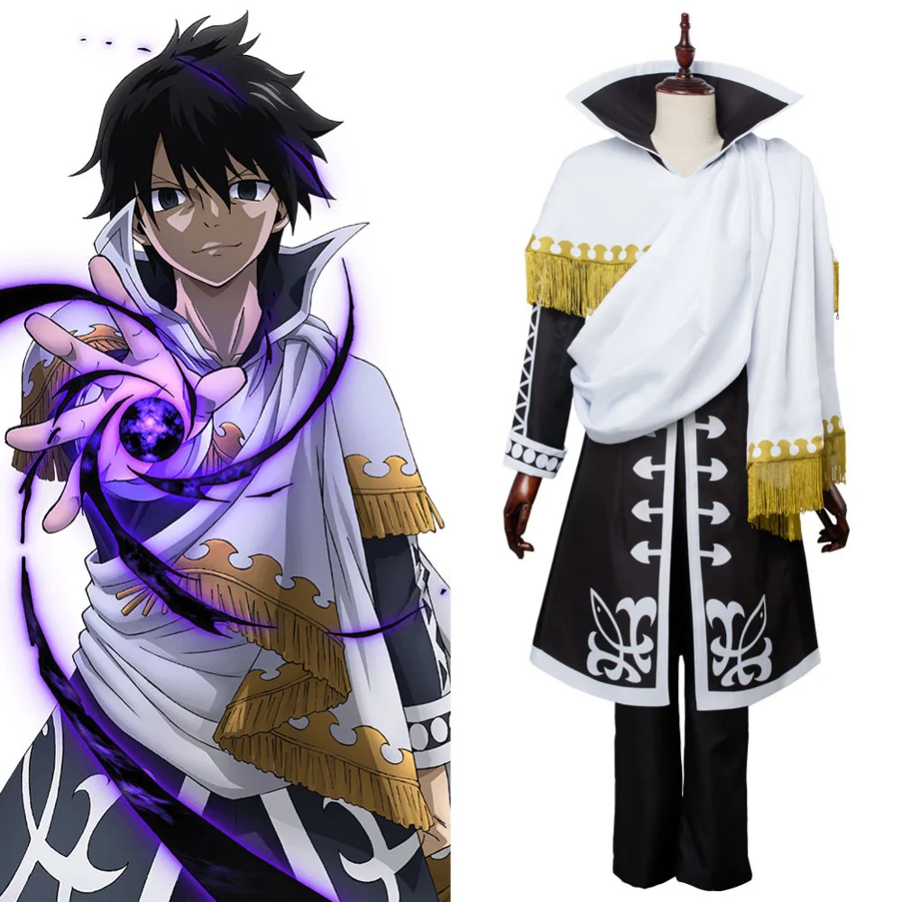 Fairy Tail Zeref·Dragneel Uniform cosplay costume Outfit custom