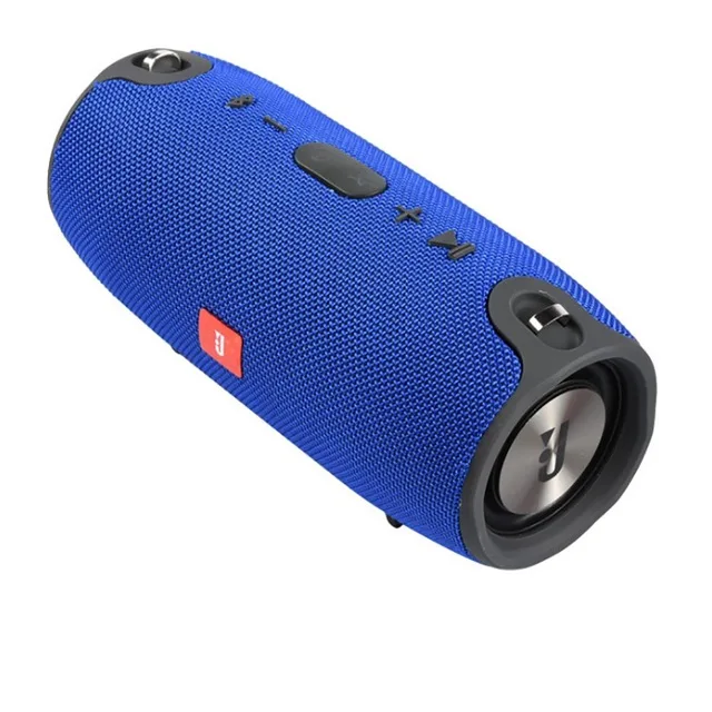 40 Вт Bluetooth Колонка Беспроводная портативная звуковая коробка бас стерео сабвуфер Micro USB TF карта FM 3,5 мм AUX USB 2,0 звуковая панель - Цвет: blue