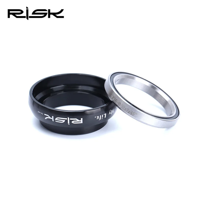 Billige RISIKO Fahrrad Externe Lager Headset Bike Headset Für 1,5 Kegel Rohr Gabel 44mm Gerade Rohr Rahmen