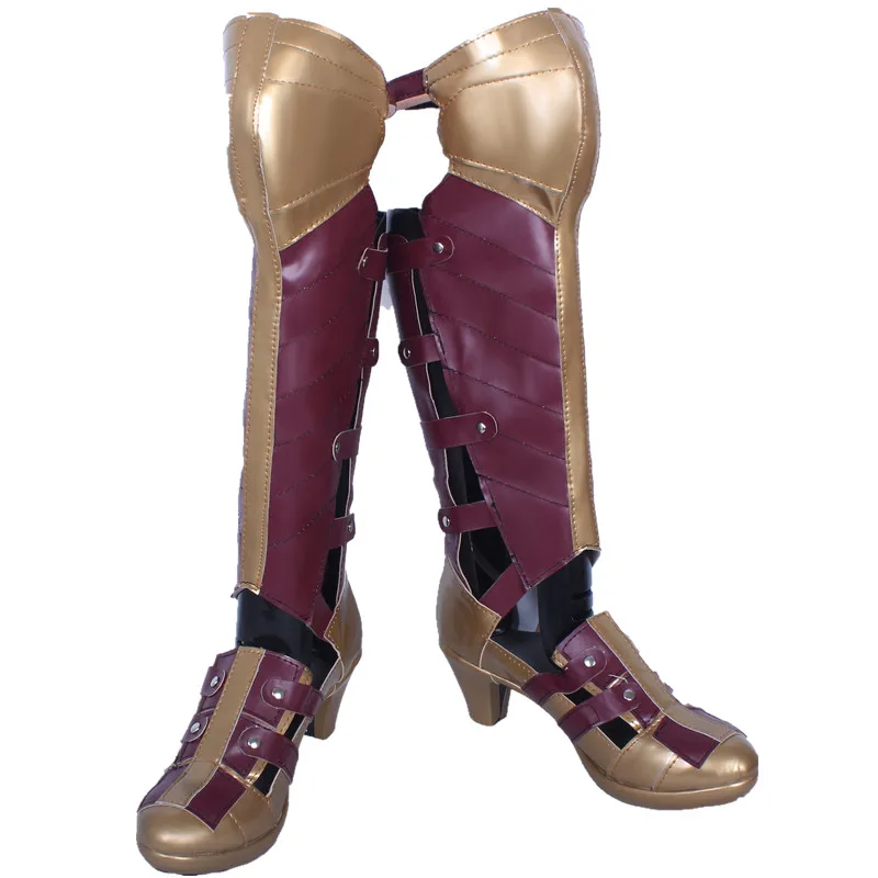 Ботинки на высоком каблуке из искусственной кожи с молнией сзади|batman boots|batman womens