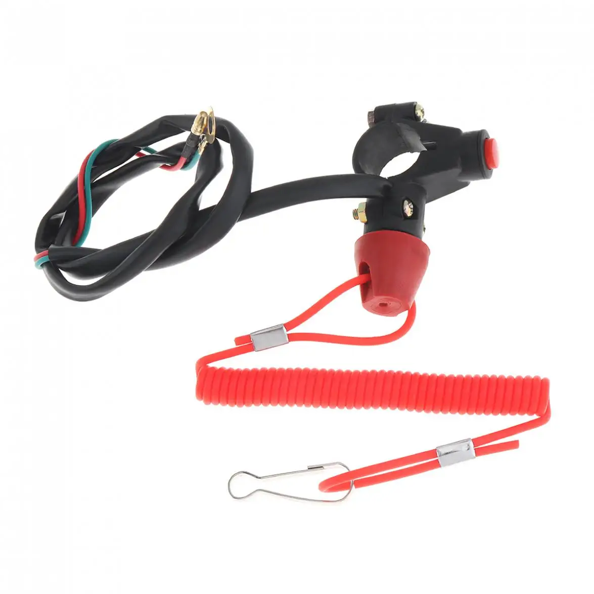 Motocicleta de Emergência Interruptor para Ligação cc da Motocicleta Plástico Universal Energia Fora Dupla Flameout Trainer Atv 49 22mm 3 Chaves da motocicleta