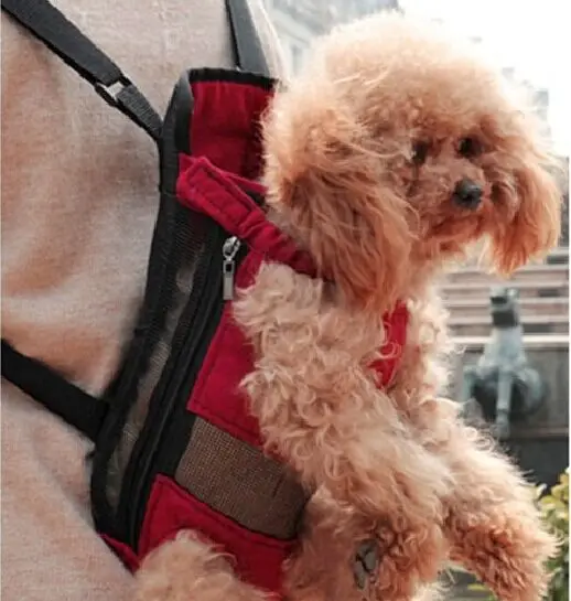 2015 New Arrival Trendy Pet Dog Chest Carrier Bag Nylon Mesh Pet Bosom