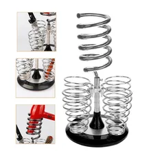 Салон дома Фен держатель для полки хранилища расческа стойка из нержавеющей стали база красочный настольный стабильный акриловый Фен держатель