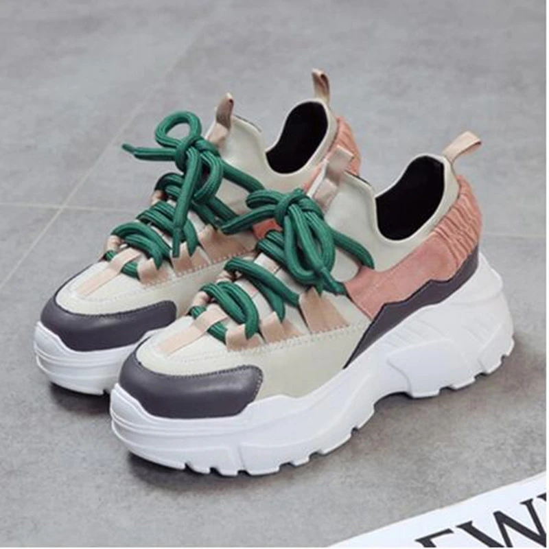 stylish platform sneakers