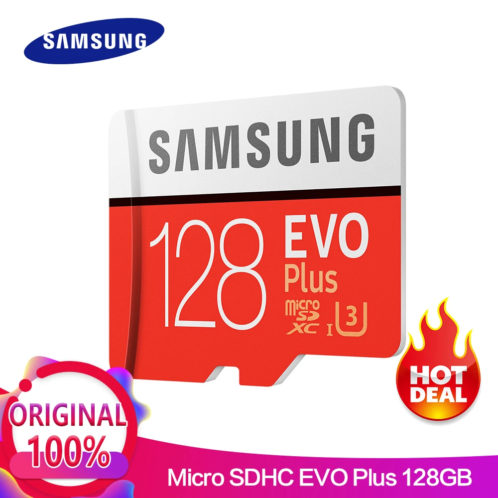Карта памяти Micro SD SAMSUNG класс 10 128 ГБ ГБ|Карты памяти| |