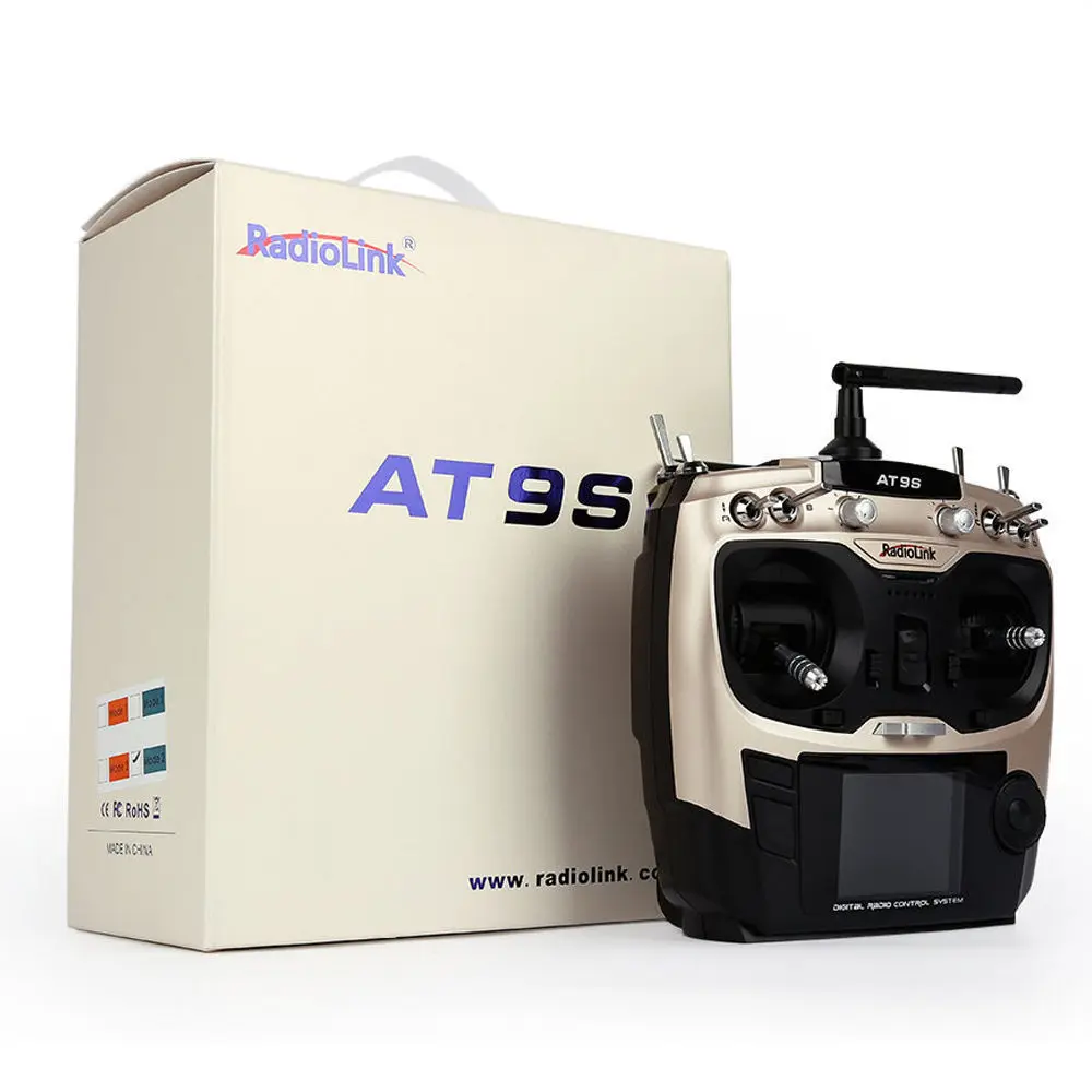 

Radiolink AT9S 2.4G 10Ch Radio Control Transmitter and R9DS Receiver RC Model