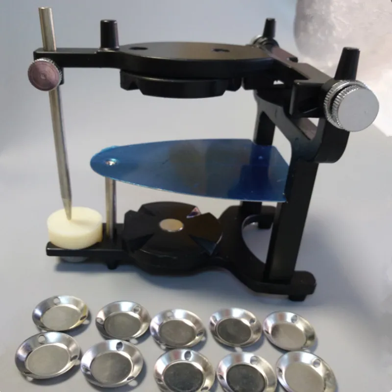  New Dental Magnetic Denture Articulator Big Size Dental Teeth Adjustable Magnetic Articulator for D