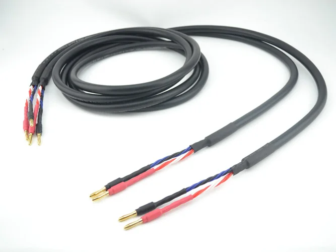 HI End Prism Helix 8 кабель динамика с со штекером типа банан 2 5 м футов|speaker cable|viborg audioprism