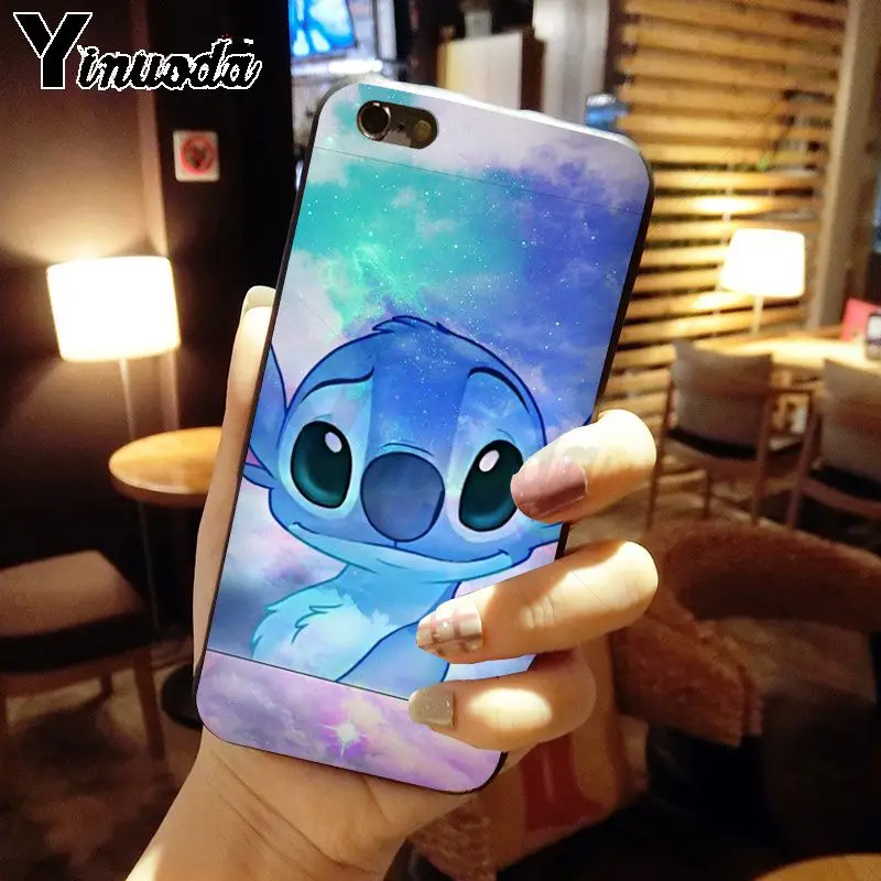 Yinuoda милый стежок Ohana чехол для телефона аксессуары iPhone 6S 6plus 7plus 8 8Plus X Xs MAX 5 5S