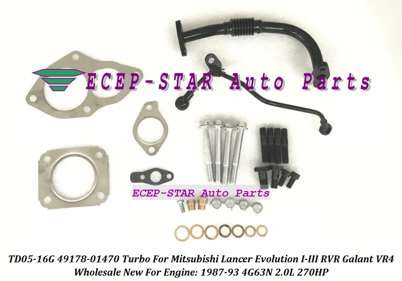 TD05H-16G 49178-01470 Turbo Turbocharger For Mitsubishi Lancer Evolution I-III RVR Galant VR4 1987-93 4G63N 2.0L 270HP .. 
