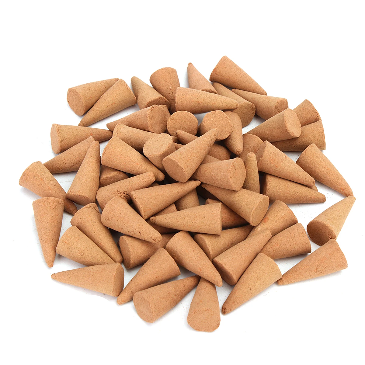 

50Pcs/lot Backflow Incense Cones Rose Sandalwood Jasmine Green Tea Lemon Eaglewood Fragrant Aromatherapy Indian Tibetan Cones