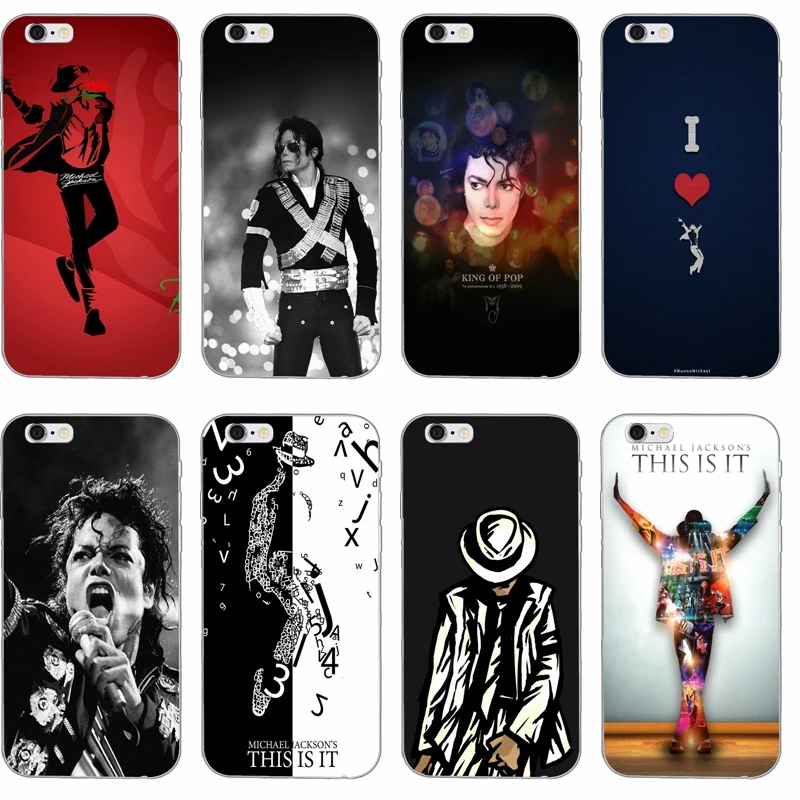 Michael Jackson silicone TPU Soft phone case For Xiaomi Mi 6 A1 5 5s 5x