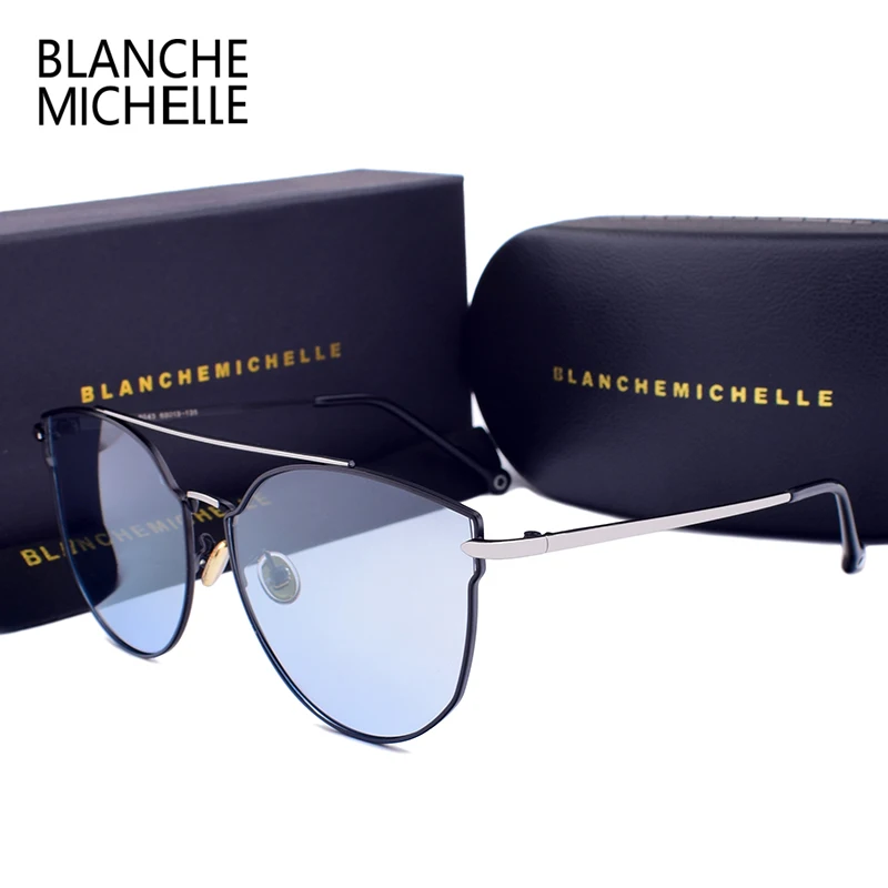 

Blanche Michelle Brand Women Polarized Sunglasses Men UV400 Driving Sun Glasses Gradient Vintage gafas de sol mujer With Box