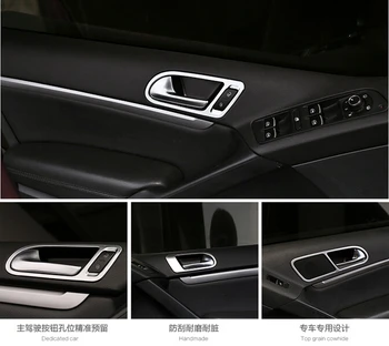 

Car Accessories Door Handle Cover Trim Inner Door Trim For Volkswagen Tiguan 2010 2011 2012 2013 2014 2015 4Pcs Car-Styling