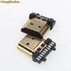 ChengHaoRan connecteur prise mâle HDMI | 19p, connecteur de prise HDMI à 19broches plaqué or réparation de semelle HDMI remplacement soudage type A ► Photo 3/3
