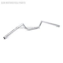 7/" мм 22 мм мотоцикл черный/серебристый железная рама руль перетащите бары для Harley