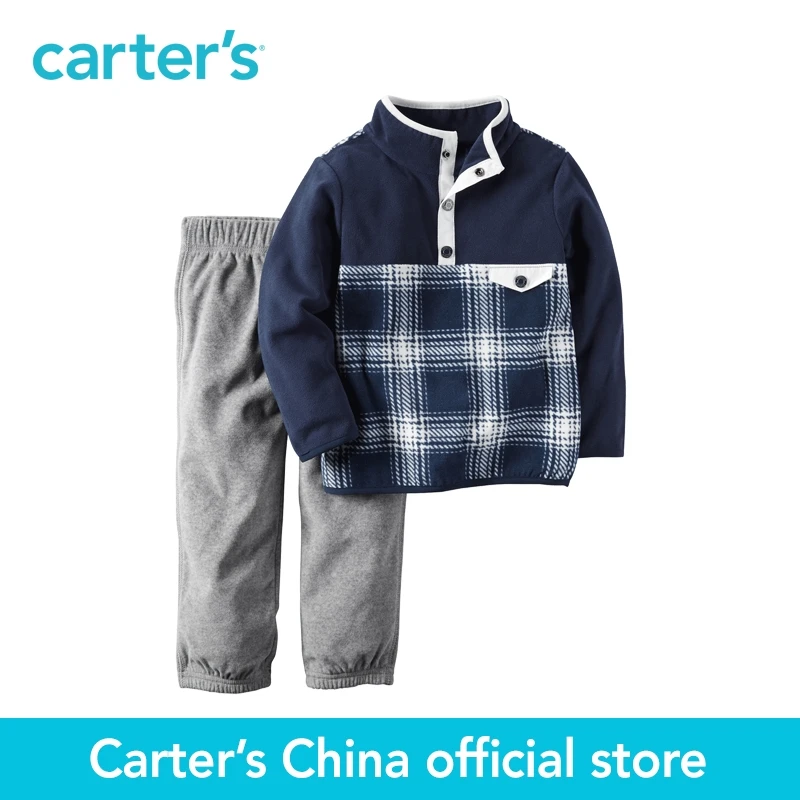 Carter s 2pcs baby children kids 2 Piece Fleece Pullover Pant Set 229G260 sold by Carter