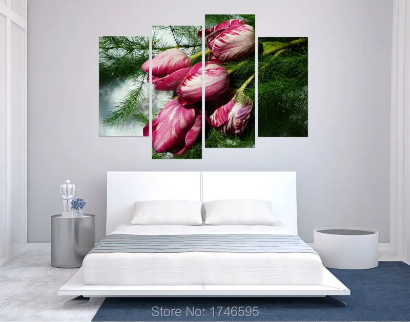 Tulips Colorful Flower Greenery-7