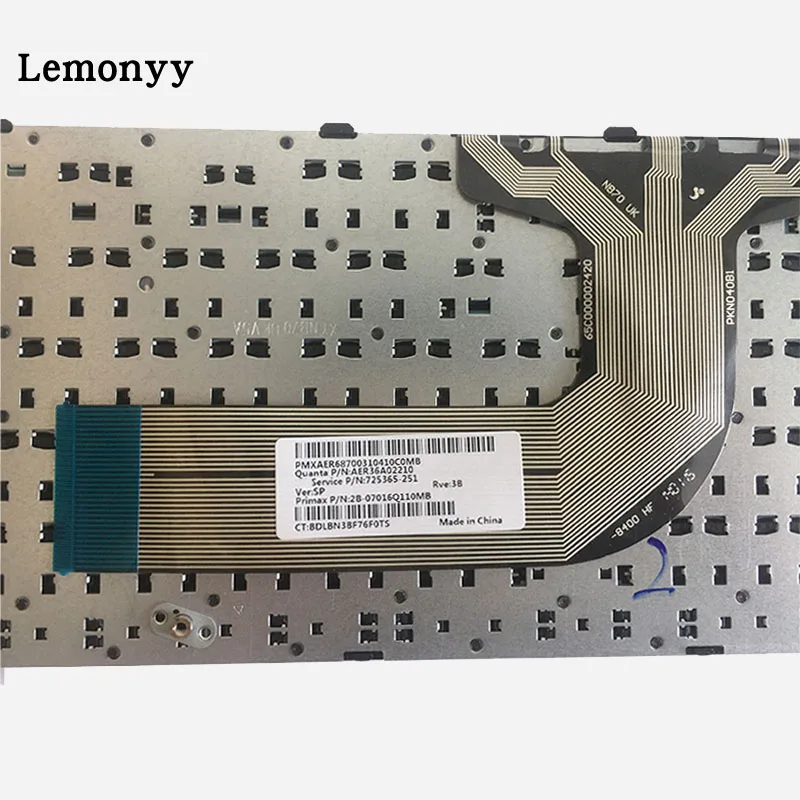  Spanish laptop Keyboard for HP Pavilion 17 17E 17N 17-N 17-E R68 AER68U00210 710407-001 720670-251 