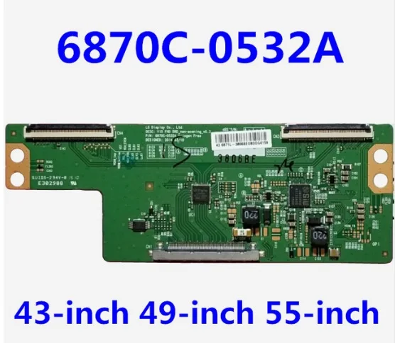 

Latumab Original For TCON logic Board V15 FHD DRD 6870C-0532A/ 6870C-0532B/ 6870C-0532C logic board for 43-inch 49-inch 55-inch