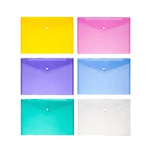 A4 Clear Document Bag Paper File Folder Stationery School Office Letter Envelope Folder Translucent Case PP 6 Candy Colors A4 Clear Document Bag Paper File Folder Stationery School Office Letter Envelope Folder Translucent Case PP 6 Candy Colors