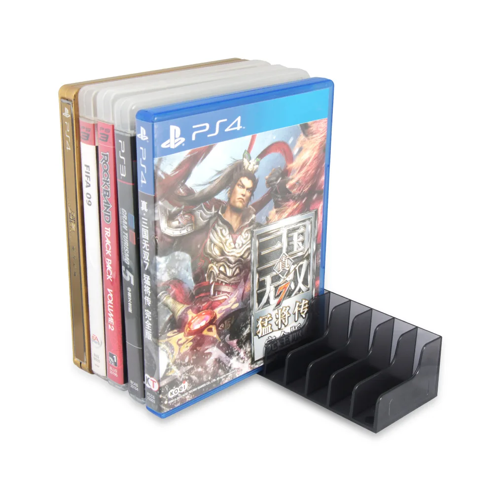 Для sony Playstation 4 PS4 PS 4 коробка для карточных игр Подставка для хранения держатель для 20 шт. CD дисков или держателей карт Поддержка 2 шт./лот