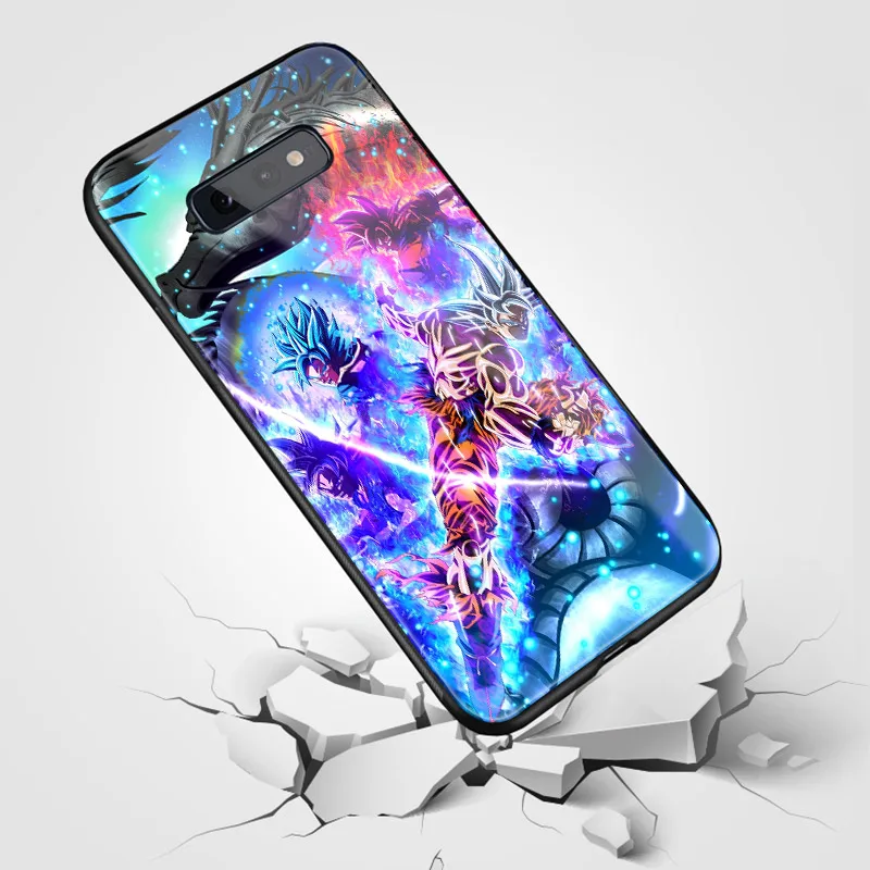 Dragon Ball Z Super DBZ DBS мягкий силиконовый стеклянный чехол для телефона для samsung Galaxy S8 S9 S10e S10 Note 8 9 10 Plus