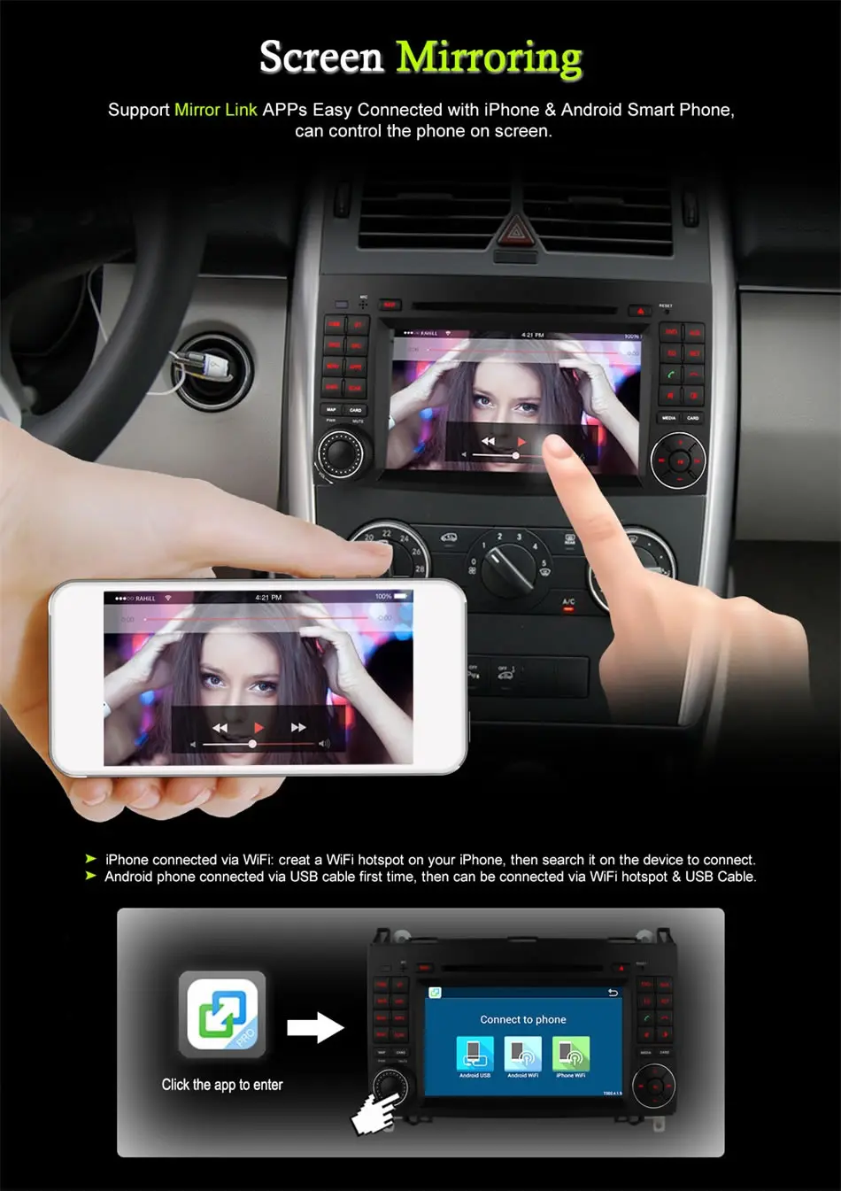 Flash Deal Ownice 4G SIM LTE Android6.0 8 Core 32G ROM Car DVD GPS Navi For Mercedes A-class W169 Sprinter W209 Crafter Viano Vito LT3 W245 8