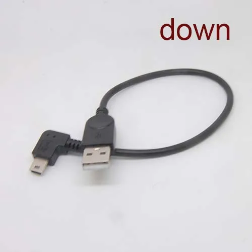 10 قطعة 90 درجة زاوية الحق USB نوع الأنثى إلى B البسيطة 5 دبوس الذكور مهائي كابلات