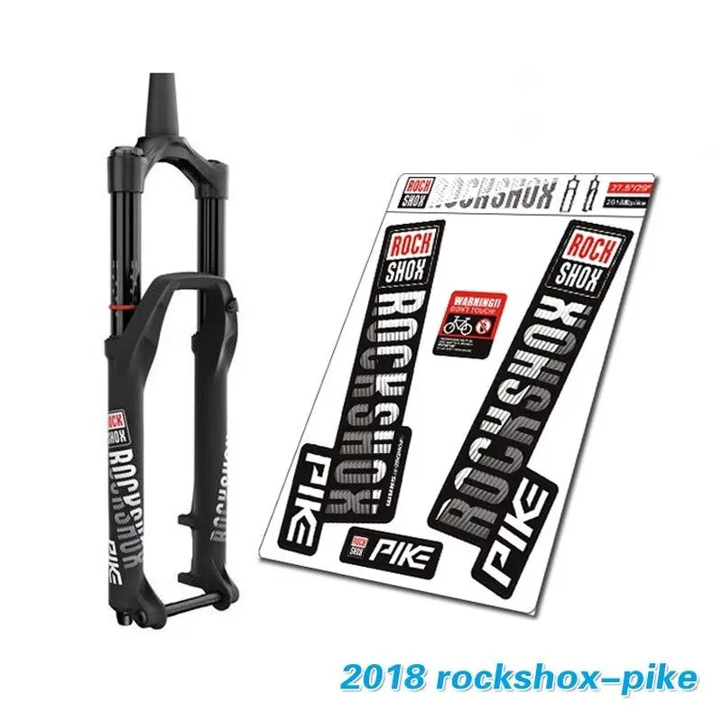 2018 ROCK SHOX Щука MTB вилка наклейка для горного велосипеда передняя наклейка|Наклейки