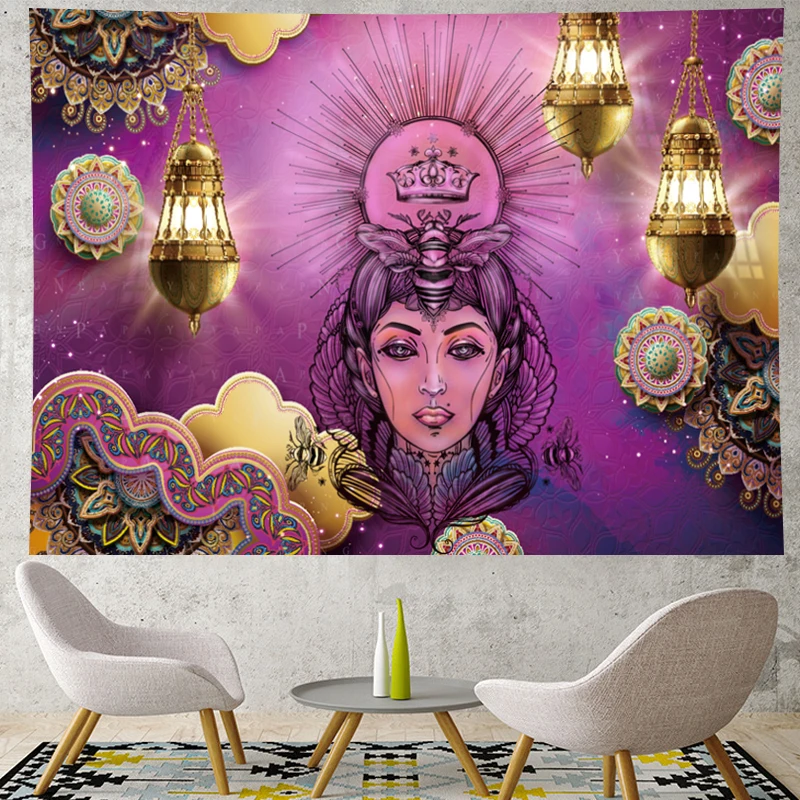 Cheap Tapiz De Belleza Psicodelica Marroqui Mandala Colgante De