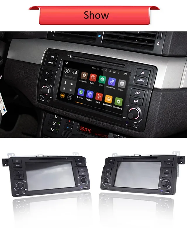 Clearance Android 8.1 HD 7 Inch Quad Core Car DVD Player GPS Auto Radio For BMW E46 M3 318 320 325 with Canbus Free 8G Card and Map 3