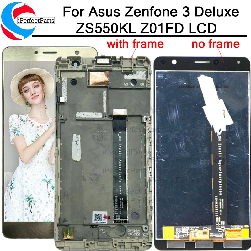 ЖК-дисплей 5 ''для Asus Zenfone 3 Deluxe ZS550KL Z01FD дисплей с сенсорным экраном и
