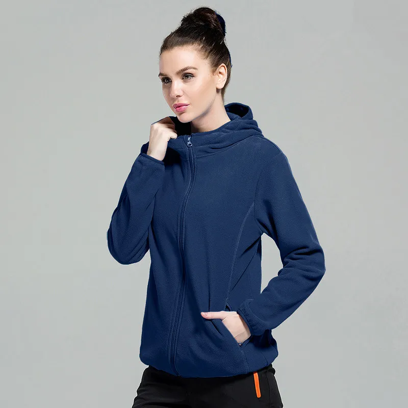 2019 New Winter Autumn Women's Fleece Windproof Jackets Coats Fashion Casual Long Sleeve Ladies