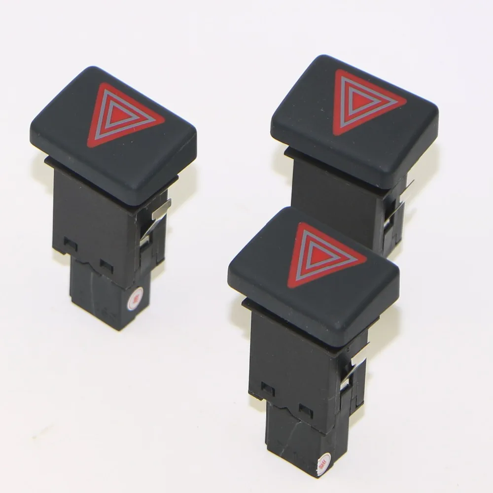 

3Pcs High-Quality Car Alarm Emergency Warning Light Switch Button For A4 S4 RS4 8ED 941 509 8ED941509 8E0 941 509 5PR